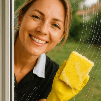 Fensterreinigung – innen & außen